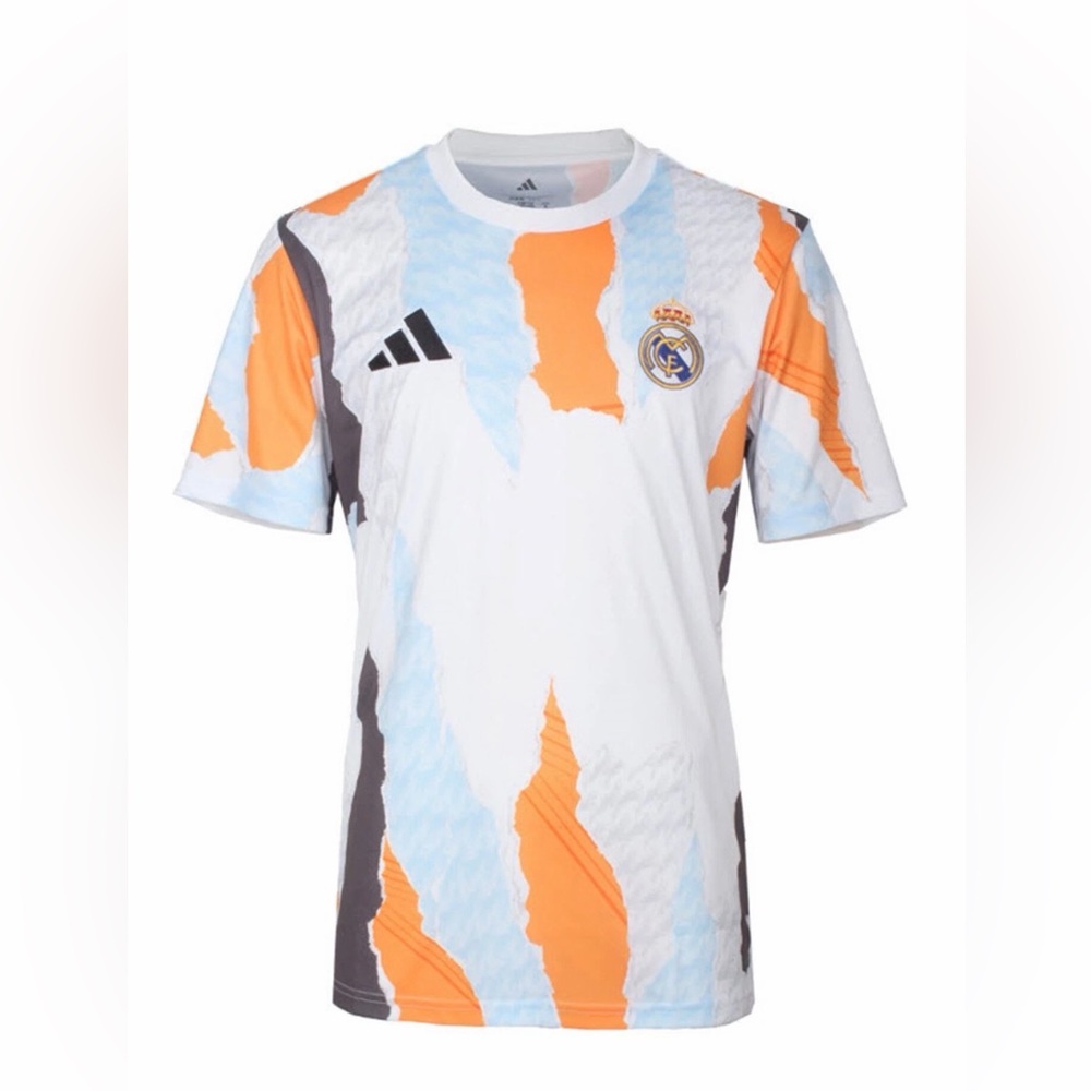 Adidas Authentic Real Madrid 2024 JJ3493 Pre Match Training Jersey Men’s Sz: L - Picture 2 of 5